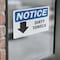 Signmission Dirty Towels (Down Arrow) Sign With Symbol, 5 in W x Rectangle, Vinyl Decal OS-2PACK-NS-D-35-L-11038 - alternate 2